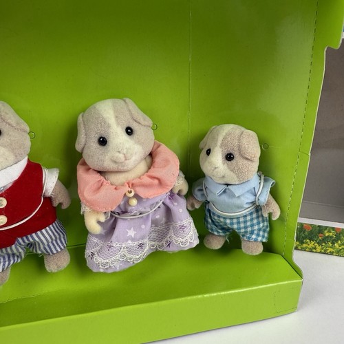 Sylvanian Families Pettyfur Meerschweinchenfamilie seltene Calico Critters Flair Figuren - Bild 3 von 6