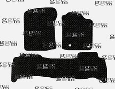 Fits Toyota Landcruiser 2020 On Tailored Black Rubber Car Floor Mats. 5 Pcs