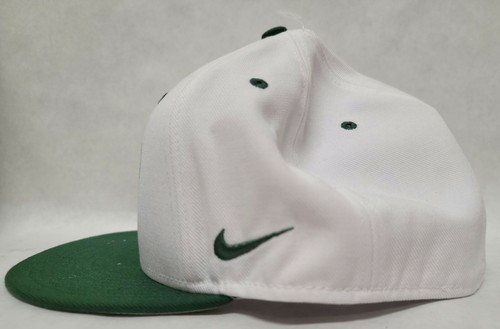 Miami Hurricanes NIKE Fitted Baseball Hat Cap University RARE WHITE SEE DESC D - Picture 3 of 5