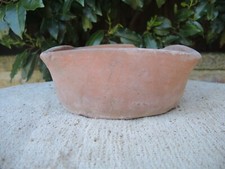  Vaso per piante in terracotta vintage lanciato a mano vaso 7,5" (604)