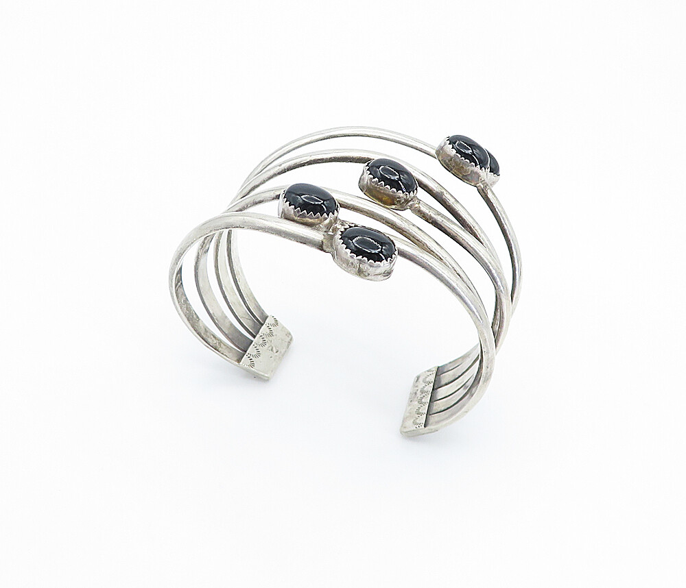 アクセサリー 3set Bvlgari,Fendi,Opal JOE DELGARITO NAVAJO 925 Silver Vintage Black Onyx Split