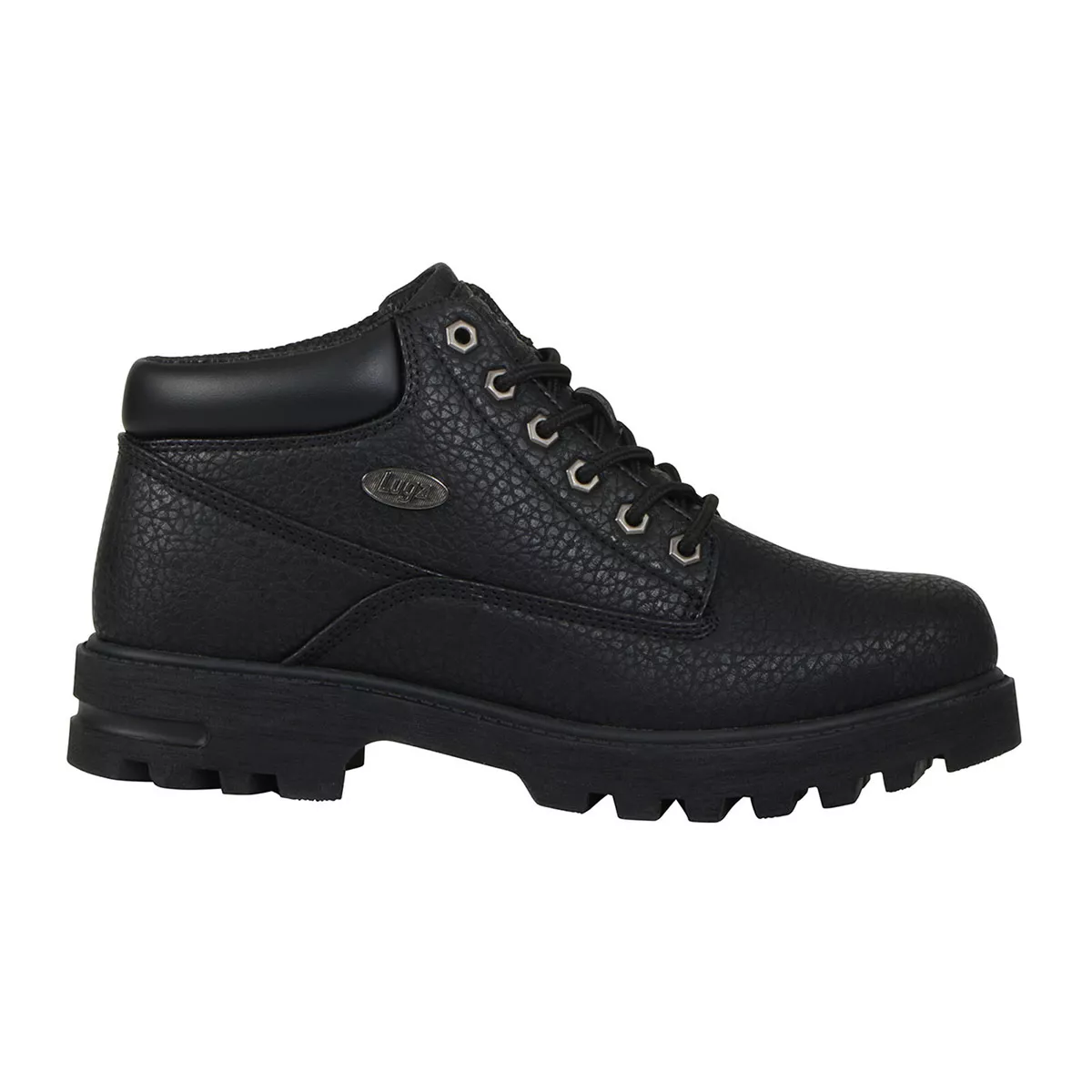 Mens black lugz boots cheap