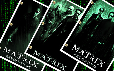 THE MATRIX TRILOGY Rare Script SCREENPLAY SET Collection Full Scripts