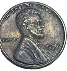1943-D Lincoln Steel Cent 1c Penny WWII Good-Fine (G-F) Condition Circulated — photo 1