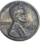 1943-D Lincoln Steel Cent 1c Penny WWII Good-Fine (G-F) Condition Circulated