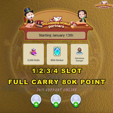   Mono Poly Go Wizarding World Partners Event Slot Full Carry 80k