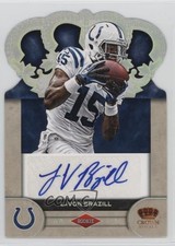 2012 Crown Royale Rookie Signatures Holo Silver /149 LaVon Brazill #57 Auto 0a3