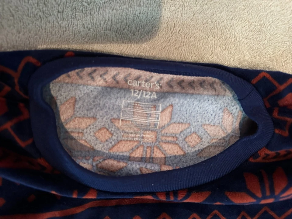 Carters Girls Blue and Red Sweater. Size 12. - Image 2 of 3