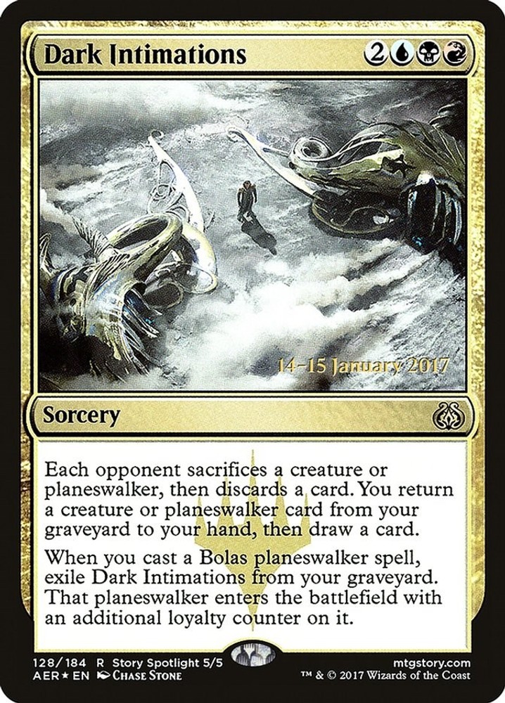 Dark Intimations Prerelease Cards Foil MP