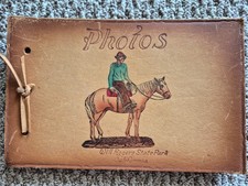 Vintage Leather Photo Album Will Rogers State Park