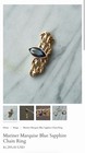 WENDY NICHOL CHAIN RINGS SET OF 3  Pink & Blue Sapphire- Diamond Retail $4795 — photo 4