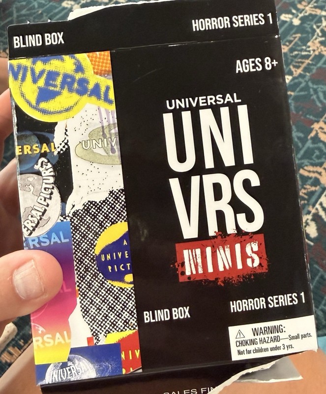 Universal Uni-Vrs Minis Horror Series 1 Blind Box Plastic Figurine, Monsters