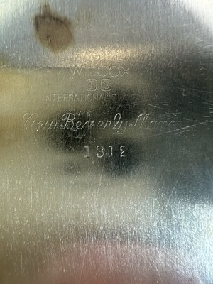 【WILCOX】アイスバケツ / ライナー 【シルバープレート】 Vtg Wilcox 1312 Silverplate New Beverly Manor Covered Serving Dish