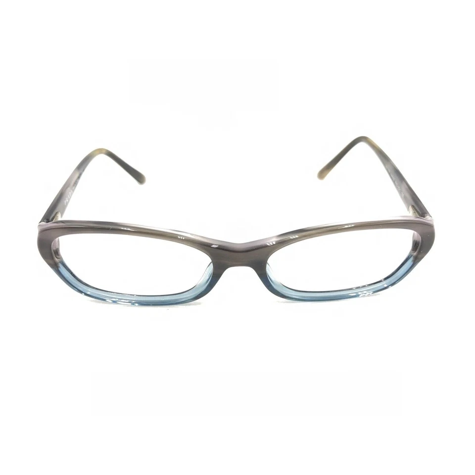 Monturas de gafas Prada VPR 17M RY0-1O1 gris azul ovaladas 54-16 135 Italia diseñador Foto 2 de 4