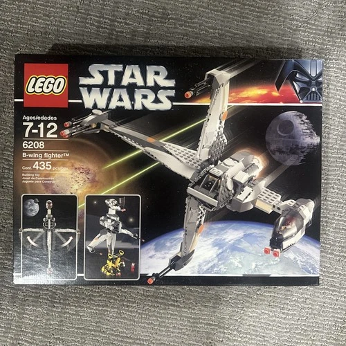 SEALED LEGO Star Wars B-wing Fighter 6208 complete set