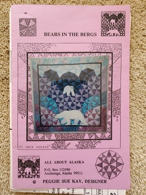 Bears In The Berg Quilt Kit All About Alaska Peggie Sue Kay 37'' Square