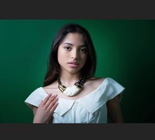 Disco Era Signed Alexis KIRK Statement Necklace Huge 