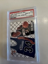 1996 Score Board Basketball Rookies - Jerseys Ray Allen #J4 (RC) PSA10 Pop 3