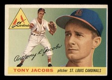 1955 Topps #183 Tony Jacobs RC/Rookie Cardinals EX+ (5.5)