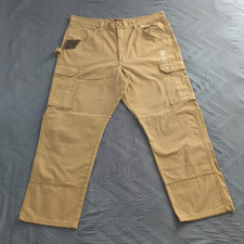 Wrangler Work Cargo Pants Men  s 40x30 Tan Cotton