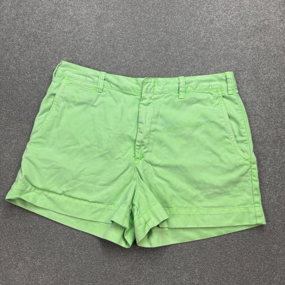 Polo Ralph Lauren Pantalones Cortos Mujer Cintura 34 Verde Clásico Lona... - Imagen 2 de 4