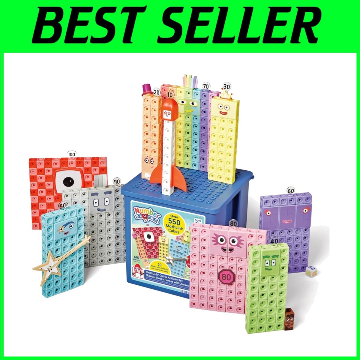 Math Learning Activity Set with Numberblocks Heroes | eBay