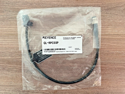 Keyence GL-RPC03P Connection Cable | 0.3 Meters (M12 5-pin)