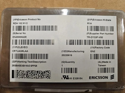 ERICSSON RDH 102 81/2 SFP Card