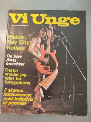 SWEET MICK TUCKER, SUZI QUATRO, ROXY MUSIC, MUD in VI UNGE magazine Denmark 1976