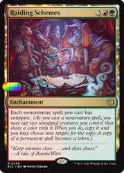 Raiding Schemes 239 Lorwyn Eclipsed Foil Rare MTG