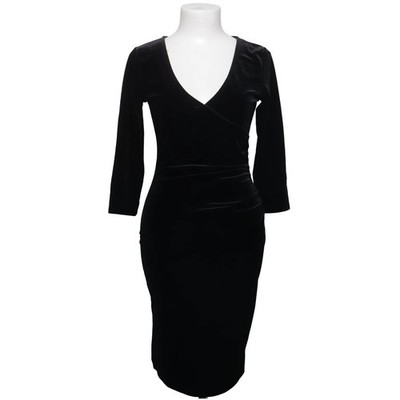 Cubus, Abendkleid, Größe: S, Schwarz, Elasthan/Polyester, Einfarbig, Samt #iMS