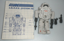 Vintage 1983 Snake Battle Armor Suit Cobra G.I. GI Joe 100  Complete 3.75 ARAH