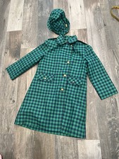 Vintage Bill Atkinson Glen of Michigan girls Dress Coat  Matching Coat Sz 8/10