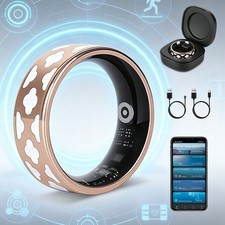 New Smart Health Ring Sleep Monitor Activity Tracker w/ Heart Rate Blood Oxygen