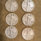Liberty Walking Half Dollar 1941 1942 Silver 50C Lot