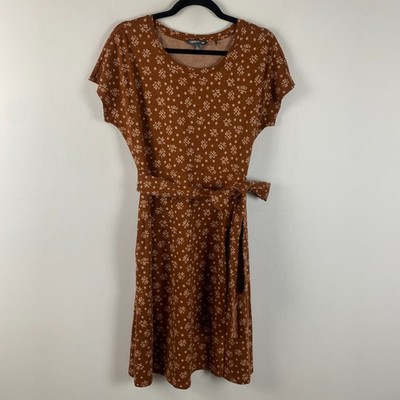 slim fit dress slacks Fit and Flare Floral Dresses with Pockets main image 1