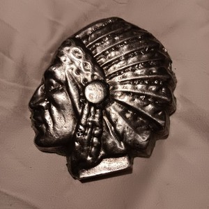 Vintage Cast Aluminum Indian Head Chief