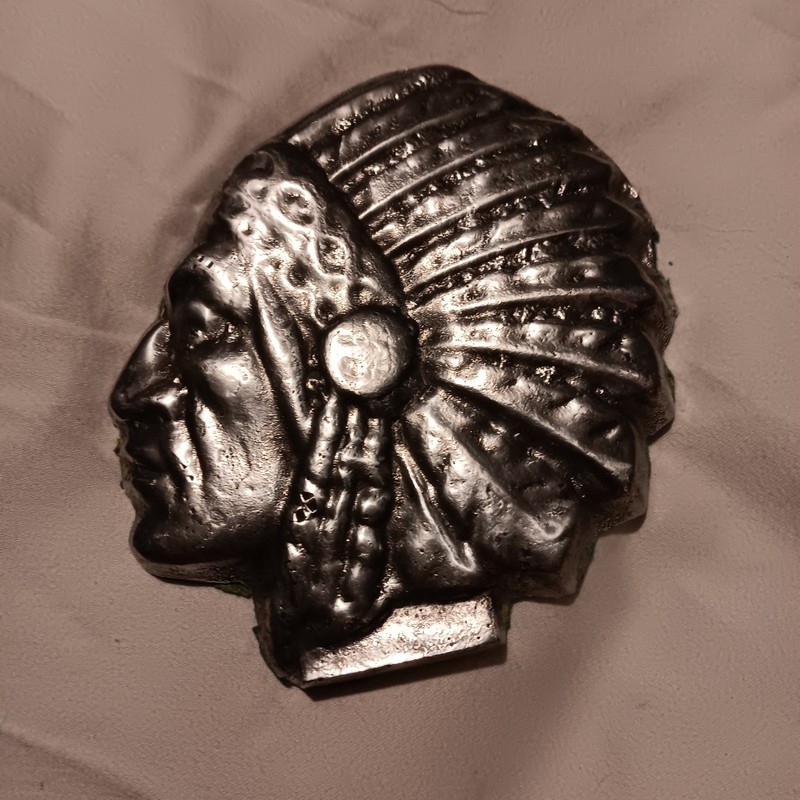 Vintage Cast Aluminum Indian Head Chief