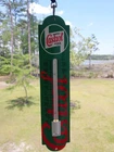 Vintage Porcelain CASTROL “Garage Thermometer” Gas & Oil Metal Thermometer, 12in