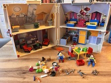 Playmobil 5167 Mitnehm-Puppenhaus, Fehlen Je 1 Löffel, Apfel, Fön, Tisch Geklebt