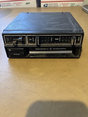 1970's Motorola 8-Track Player for vehicle, Model # TM912S Untested