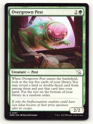 Overgrown Pest 197 Common March of the Machine Magic: The Gathering Near Mint