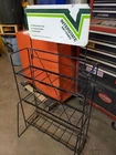 Vintage Interstate Battery Display Rack - Gas Station Stand, Oil, Advertising