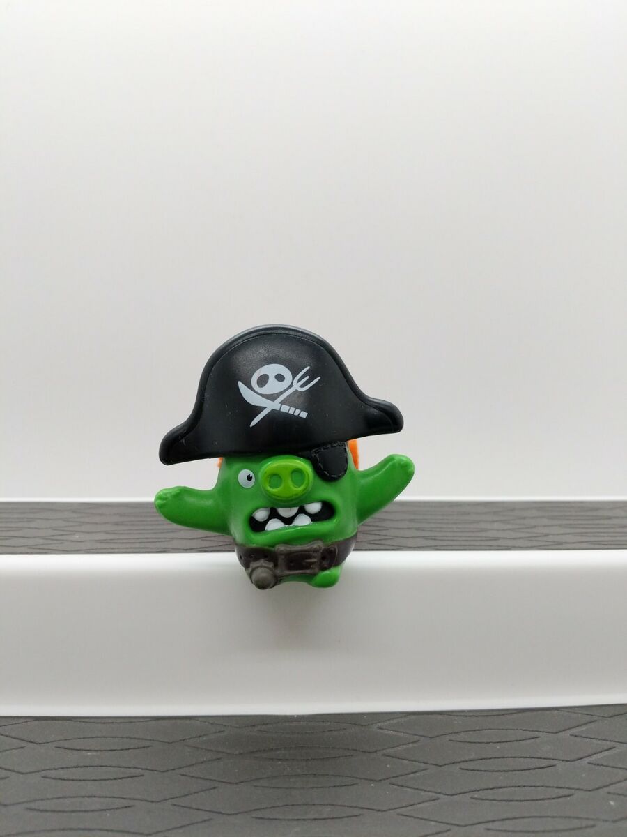 Angry Birds Green Pig Piggy Hog Pirate Ship McDonald's Toy Figure