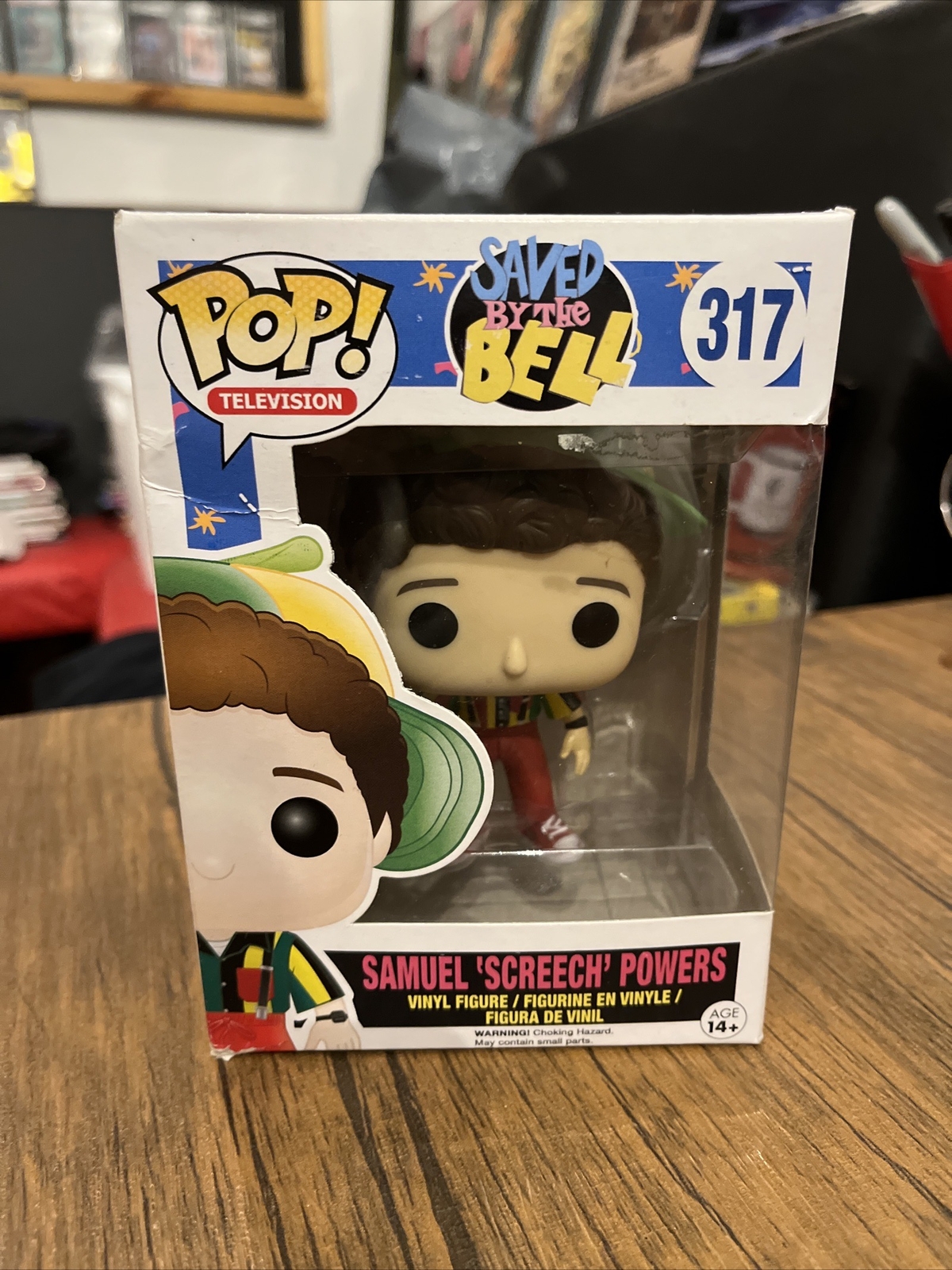 Funko Pop! Dientes Abovedados Samuel Screech Powers #317 Television Saved By The Bell