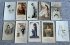 ? Old LOT 10 x pious religious images, knife / holy card ? 29