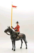 Vintage Royal Canadian Mounted Police With Horse Toy