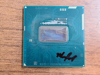INTEL i5-4300M 2.6GHz DUAL-CORE SOCKET G3 CPU PROCESSOR SR1H9 CW8064701486506