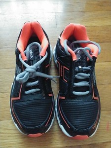 reebok zigtech orange and black