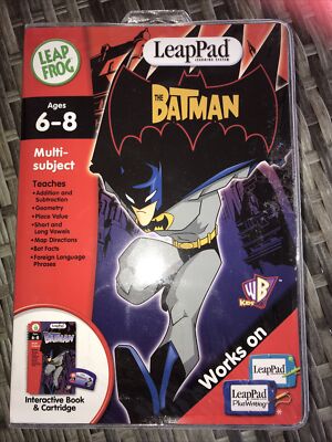 LeapPad Learning System Interactive Book & Cartridge The Batman NEU OVP